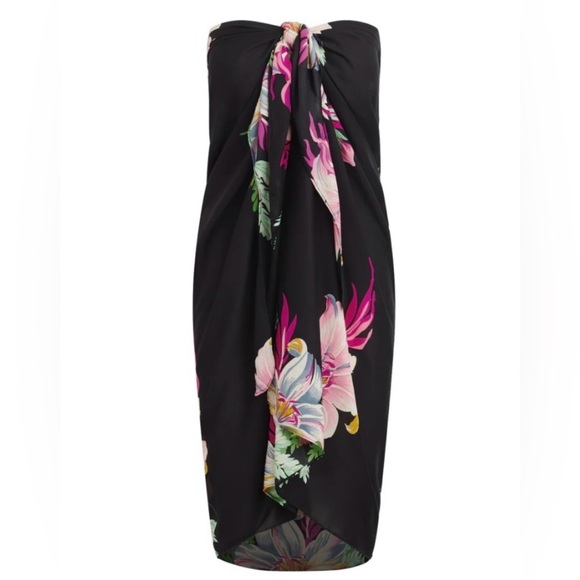 WALTER BAKER Floral Black Maxi Skirt - Picture 3 of 6